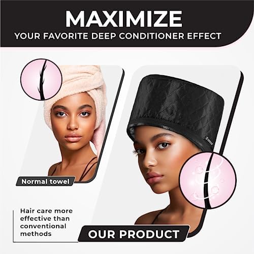 Hair Steamer for Natural Hair Home Use w/10-level Heats Up Quickly