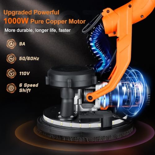Drywall Sander, 1000W Popcorn Ceiling Removal Tool