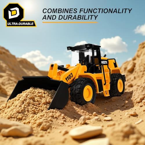 16" Bulldozer Toy, 1:10 Scale Classics Bulldozer, 16" Front Loader