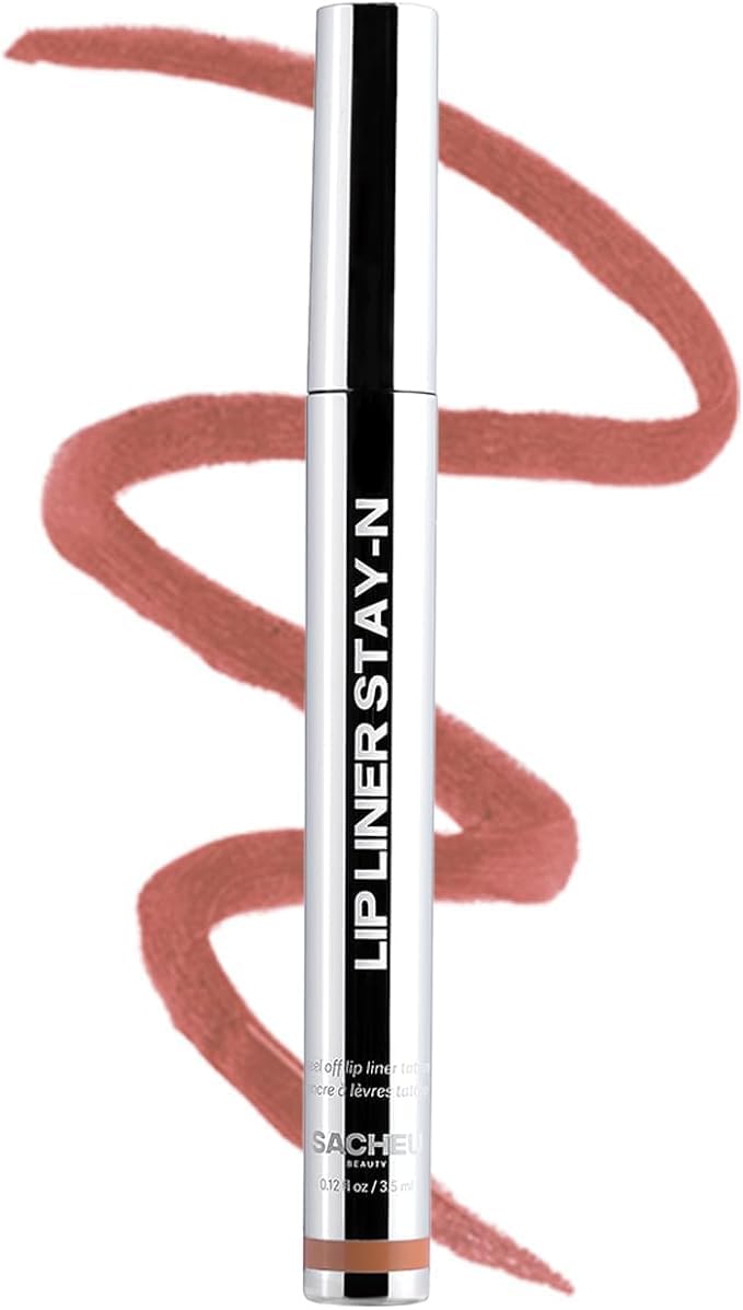 Sacheu Lip Liner STAY-N Peel Off Lip Stain — Long Lasting Waterproof Lip