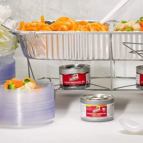 Aluminum Deep Foil Pans Full Size, Large Disposable Roasting & Baking Pan