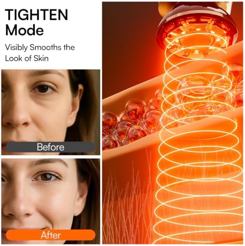 INIA FLARE 3-in-1 Red Light Therapy Beauty Device for Face & Neck White