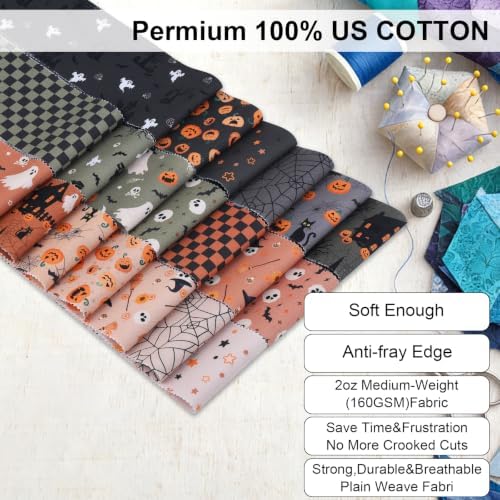 ShinyStitch-100% US Cotton Jelly Roll Fabric Strips Roll for Quilting, Crafting