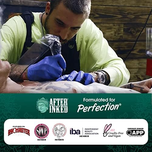 After Inked Tattoo Aftercare Lotion & Moisturizer, Balm, 3oz Tube (1-Pack)