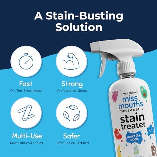 Miss Mouth's Messy Eater Stain Treater Spray, Laundry Stain Remover, 16 Oz