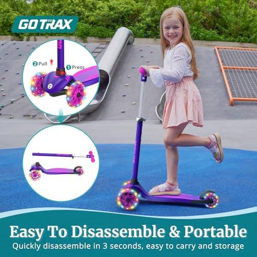Gotrax KS1 Kids Kick Scooter, 3 Wheels for Boys & Girls 2-8, Gifts