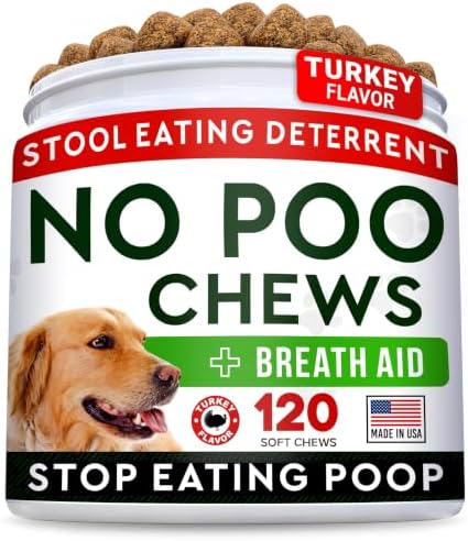 STRELLALAB No Poo Chews for Dogs - Coprophagia & Stool Eating Deterrent
