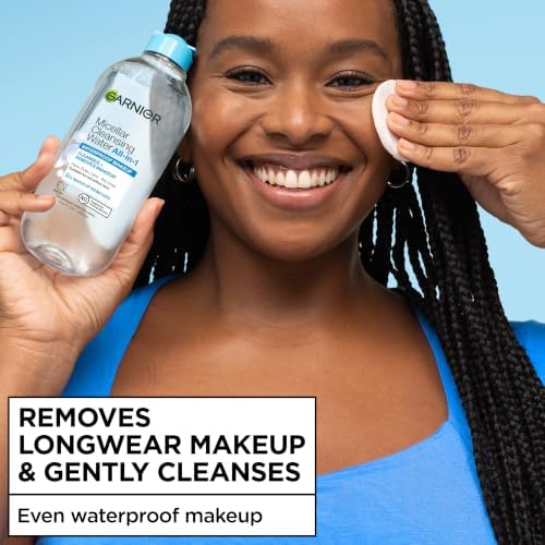 Garnier SkinActive Micellar Water For Waterproof Makeup, Facial Cleanser & Makeup Remover
