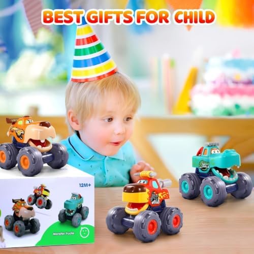 Cars Toys for 1 Year Old Boy Gifts First Birthday Gifts for Boys