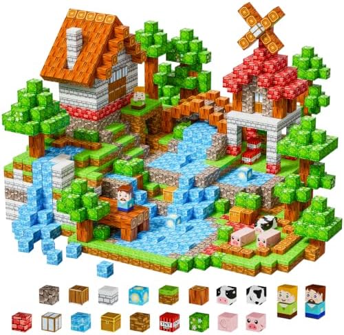 Magnetic Building Blocks for Kids, 100PCS Magnetic Cubes and Blocks Set