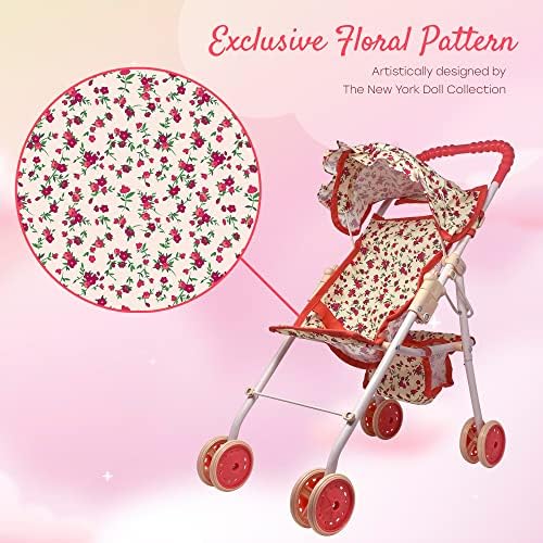 My First Baby Doll Stroller for Kids Ages 3+