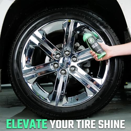 ExoForma Wet Tire Dressing Spray - Extremely High Shine Tire Dressing for That Wet Look