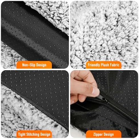 Self Warming Cat Bed, 2.0 Upgraded Thermal Mat for Indoor Cats, 15 x 19 In