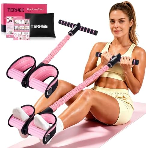 Pedal Resistance Bands with Handles Working Out Exercise Equipment for Legs