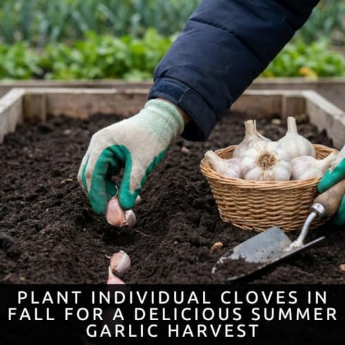 4 Hardneck Garlic Bulbs for Planting, Large Cloves for Home Gardens
