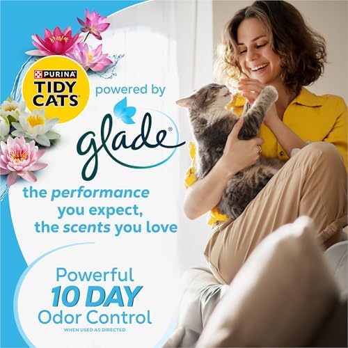 Purina Tidy Cats Clumping Cat Litter, Glade Clear Springs, 38 lb