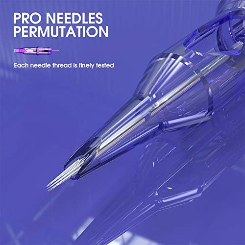 Mast Tattoo 50Pcs Pro Tattoo Cartridge Needles Assorted Mixed Size