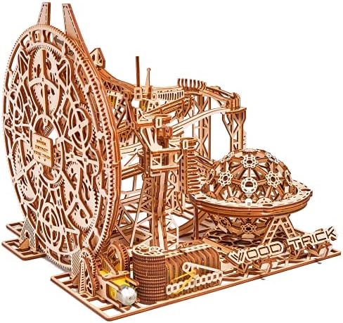 Wood Trick Galaxy Wooden Marble Run 3D Wooden Puzzles for Adults to Build