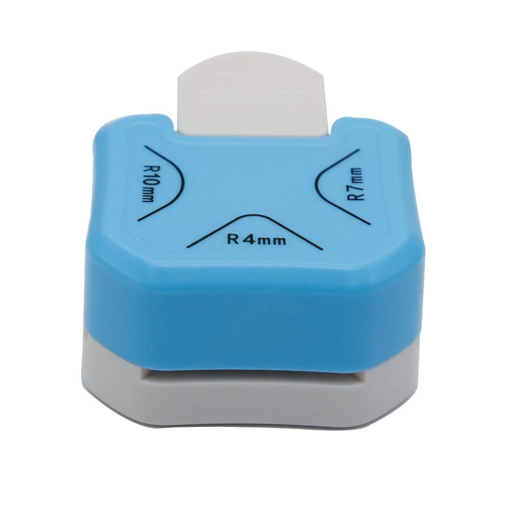 QIQQIKIN Paper Corner Rounder 3 in 1 •?öR4mm+R7mm+R10mm•?ä•?Î Punches