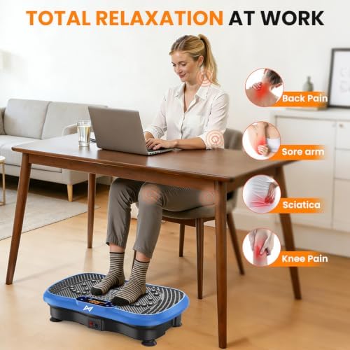 AXV Vibration Plate Exercise Machine Fitness Platform Body Vibrating Board