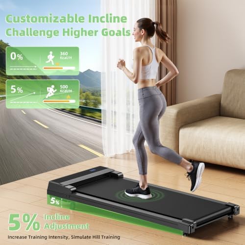 Walking Pad Treadmill with 5% Incline