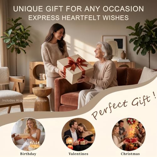 PoKat 21'' Modern Ceramic Table Lamp with Gift Box, White for Bedroom,Small