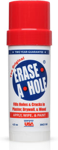 Erase-A-Hole Wall Repair Stick – Quick-Dry Nail & Screw Hole Filler for - erase a hole drywall repair stick