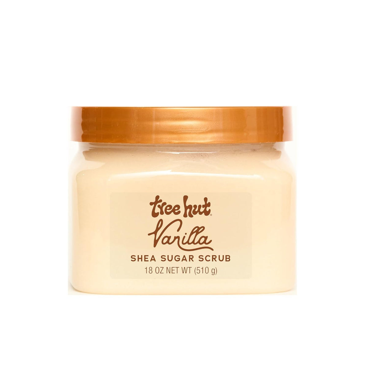 Tree Hut Vanilla Shea Sugar Scrub, Exfoliating & Hydrating Body Scrub