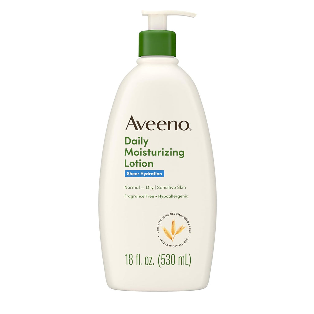 Aveeno Sheer Hydration Fragrance-Free Daily Moisturizing Lotion