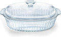 Luvan 2.8L/3Qt Glass Casserole Dish with Lid