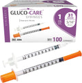 GLUCO-CARE 1 ml/cc Syringes 31G x 5/16’’