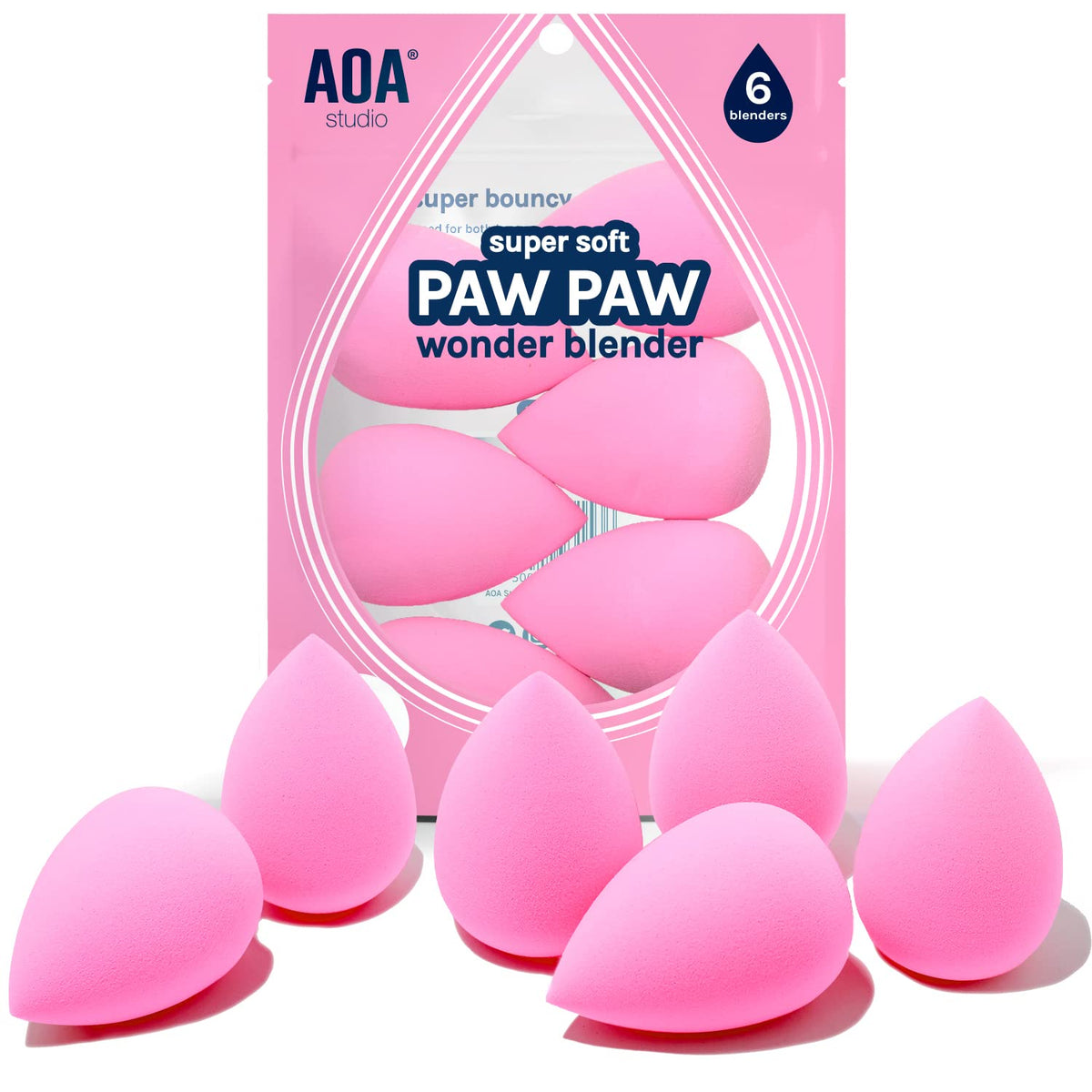 AOA Studio Collection makeup Sponge Set Latex Free and High-definition Set