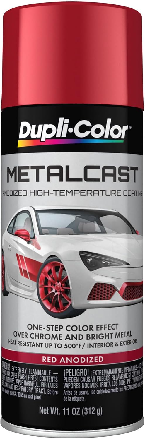 Dupli-Color Metalcast Anodized Coating, Gloss, Red, 11 oz