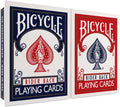 Bicycle Rider Back Playing Cards, Standard Poker Size Deck of Cards, Red