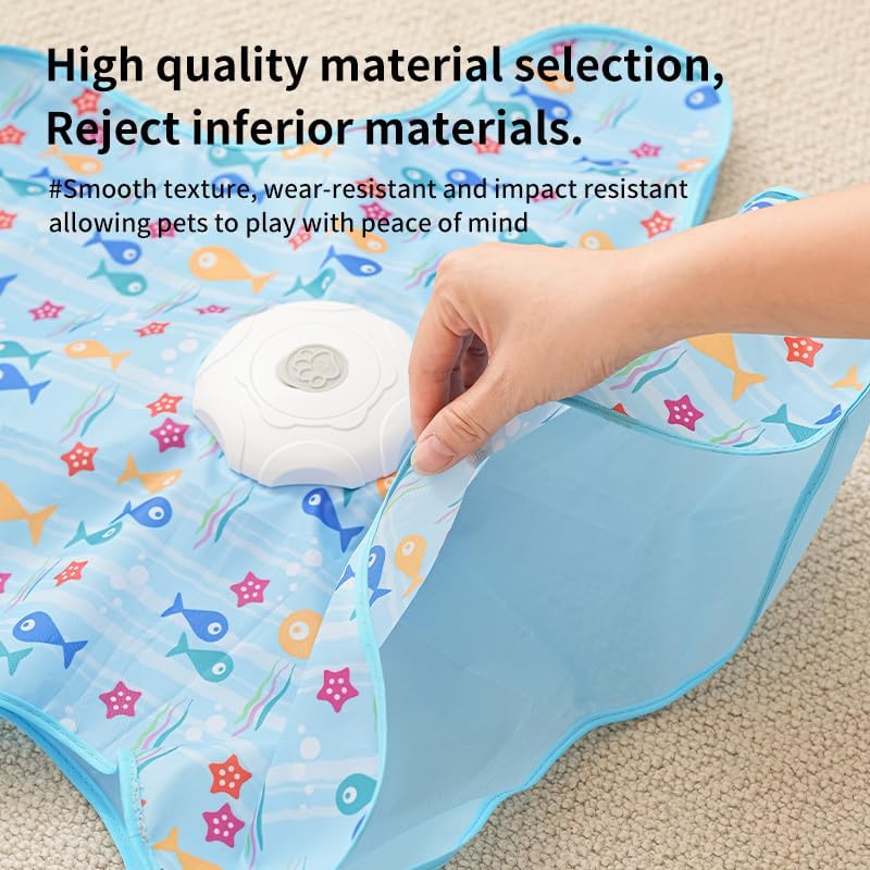 Rechargeable Automatic Cat Toy, 3-Mode Touch-Activated Interactive Toy with Random Motion