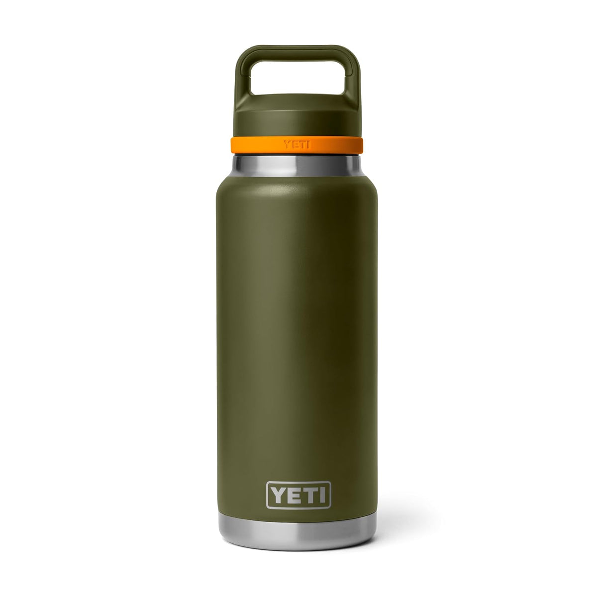 YETI Rambler 36 oz Bottle, Vacuum Insulated, Leakproof, Stainless Steel with - yeti rambler bottle chug cap