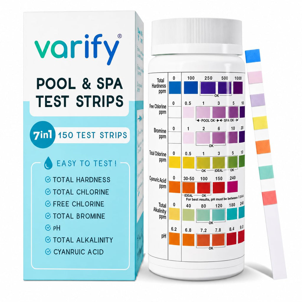 7 in 1 Pool Test Strips - pool test strips results