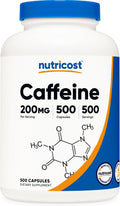 Nutricost Caffeine Pills, 200mg Per Serving
