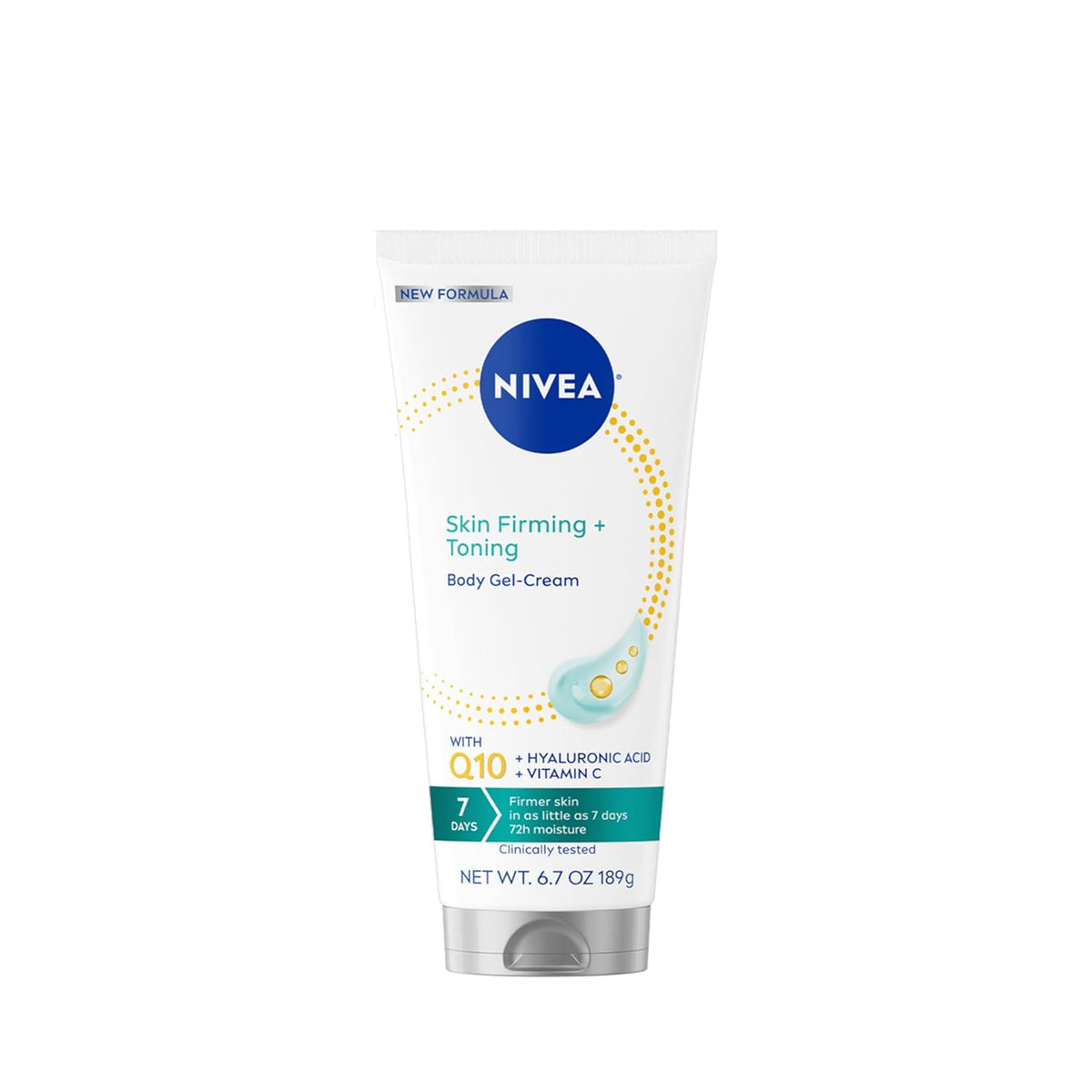 NIVEA Skin Firming & Toning Body Gel Cream with Q10, Hyaluronic Acid