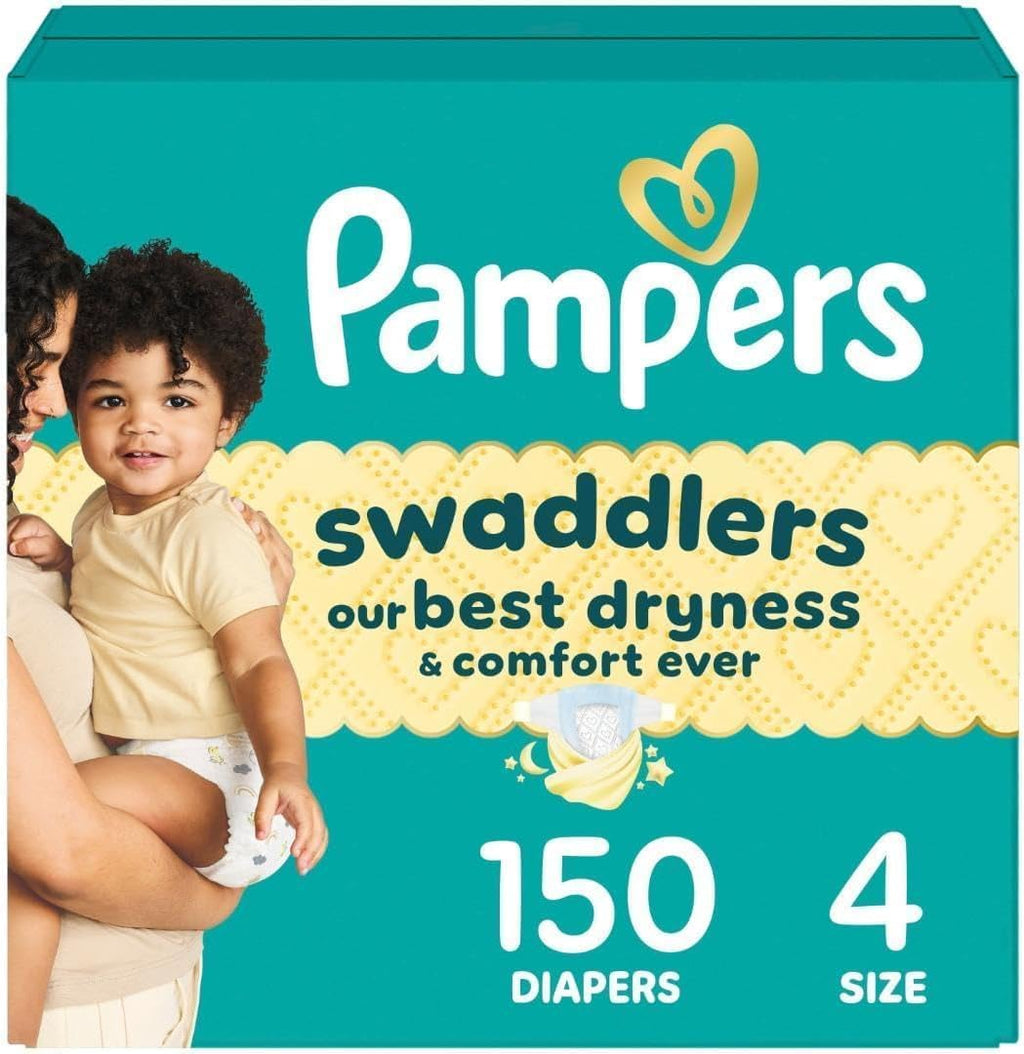 Pampers Swaddlers Diapers, Size 4