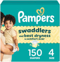 Pampers Swaddlers Diapers, Size 4