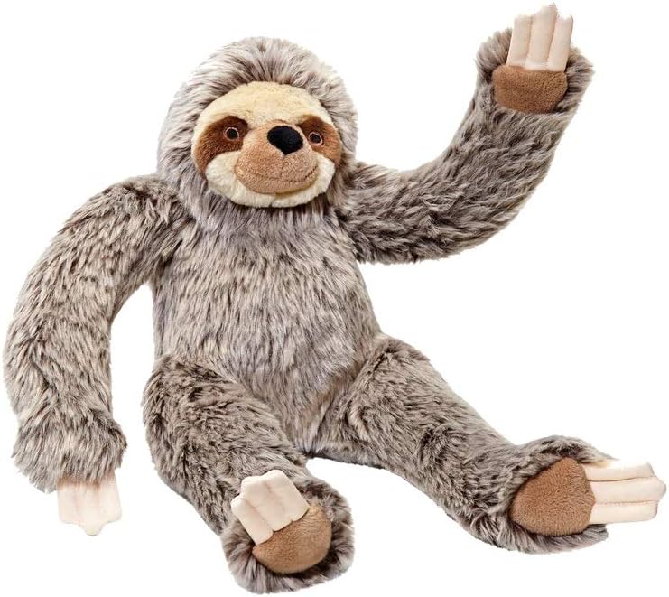 Fluff and Tuff Tico Sloth Plush Dog Toy, Large, 15-Inches