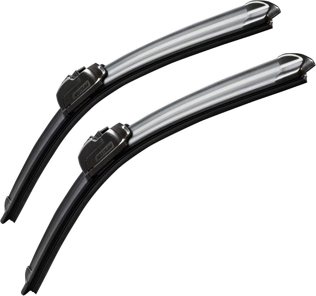 MOTIUM Windshield Wiper Blades 22"+22", All-Season, Set of 2