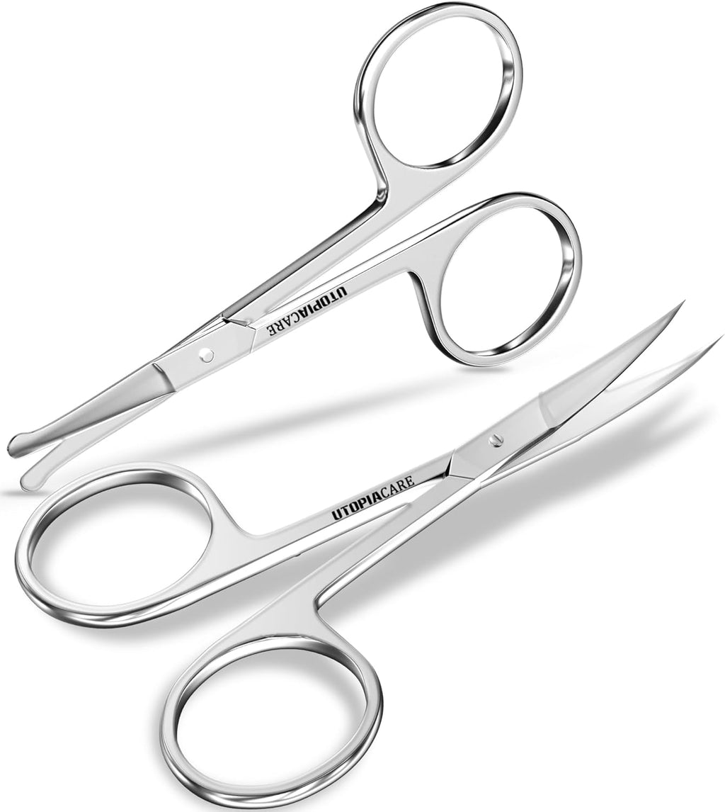 Utopia Care Eyebrow Scissors, Professional Stainless Steel Small Shears