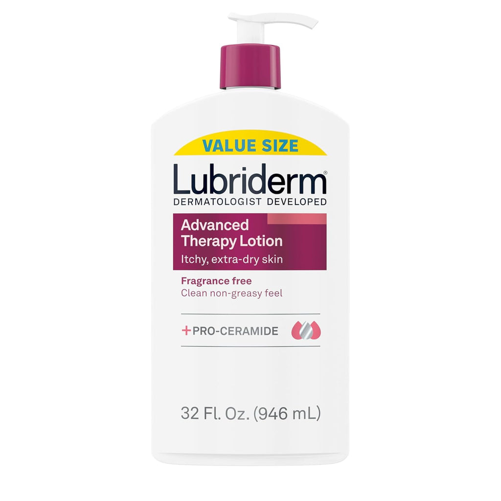 Lubriderm Advanced Therapy Fragrance-Free Moisturizing Hand & Body Lotion