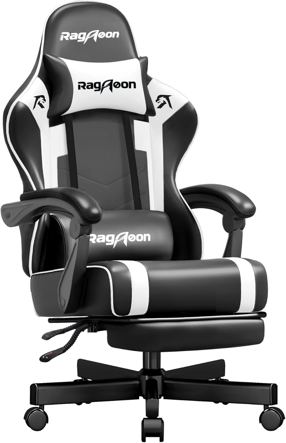 Gaming Chair for Adults, Upgraded Ergonomic Gamer Chair, Arctic Black