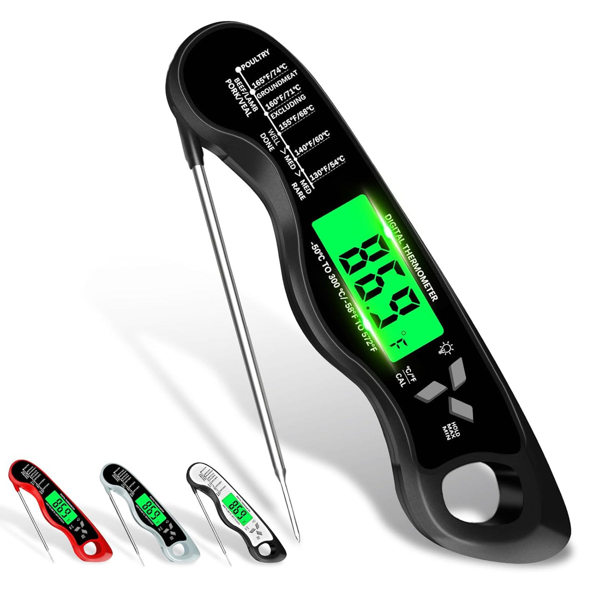 Meat Thermometer Digital•?ÎIP67 Waterproof Cooking Thermometer