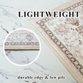 2x6 Hallway Washable Runner Rug : Vintage Soft Kitchen Laundry Runner