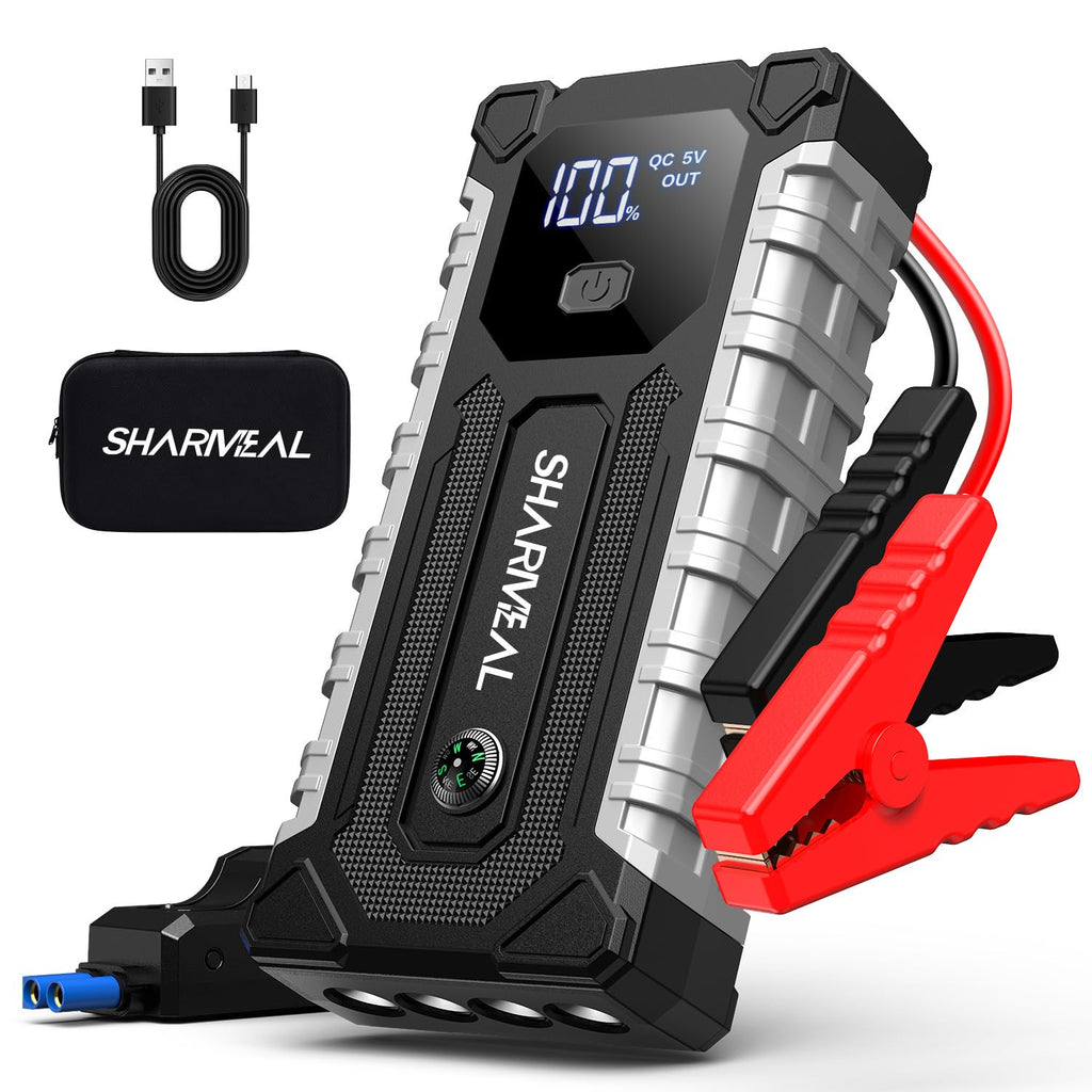 Sharmeal Car Jump Starter 7000A, Jump Starter Battery Pack for All Gas