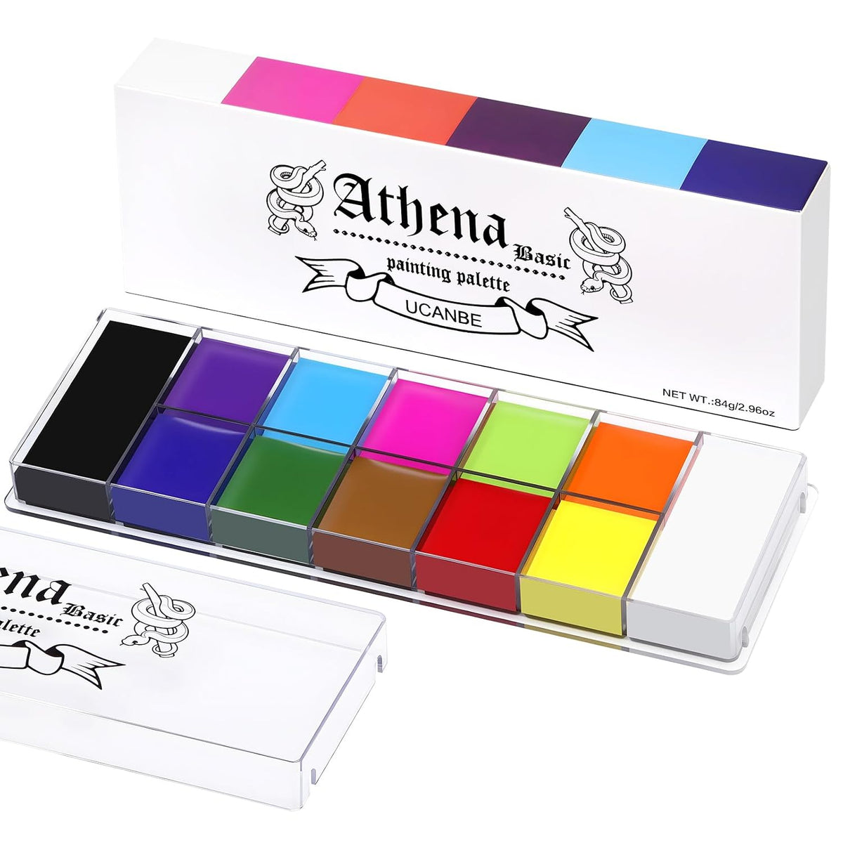 UCANBE Athena Basic Face Body Paint Oil Palette